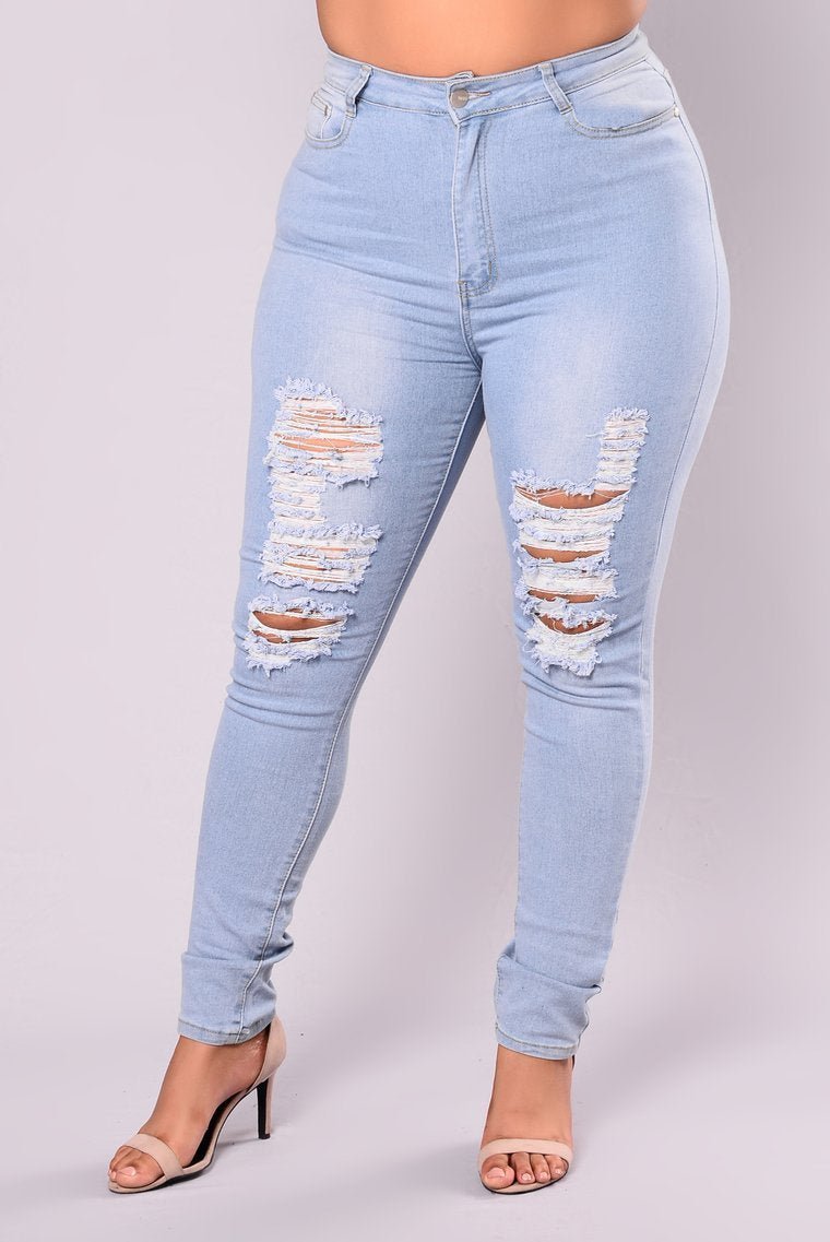 Drive To The Ocean Jeans - Light Blue - jameswhite001