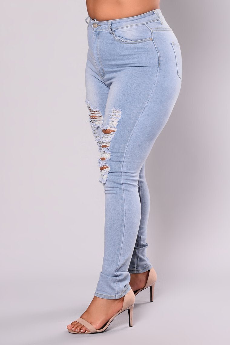 Drive To The Ocean Jeans - Light Blue - jameswhite001
