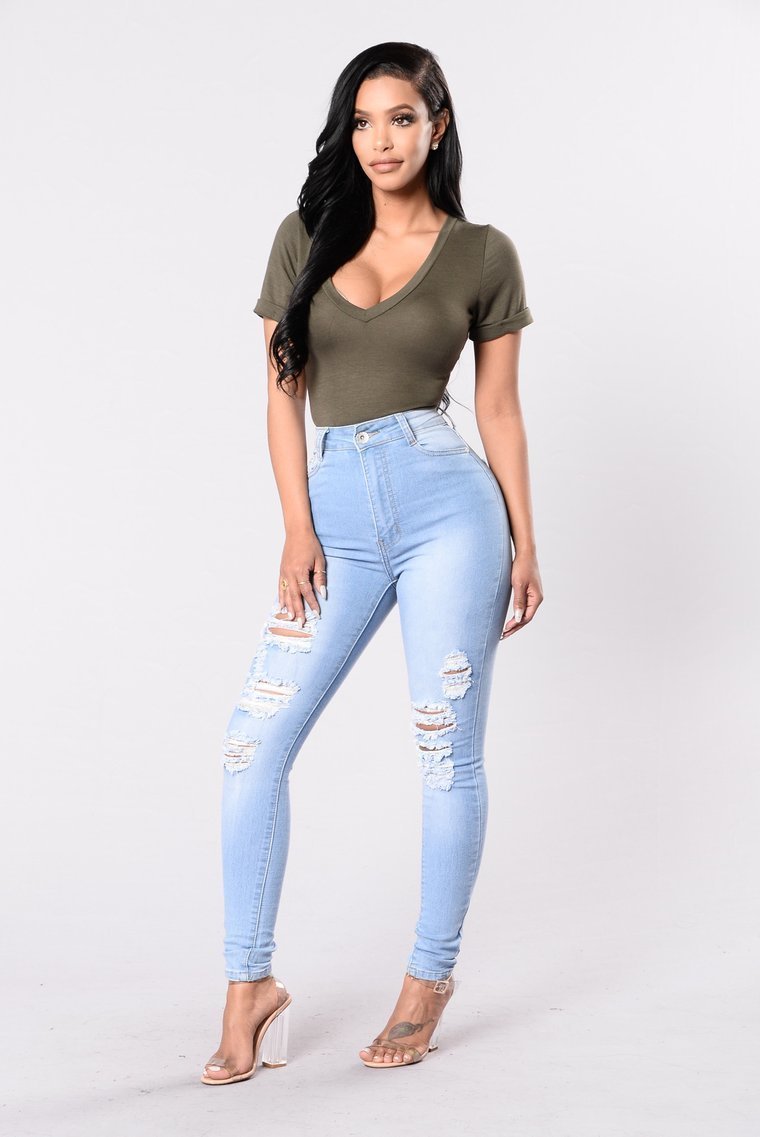 Drive To The Ocean Jeans - Light Blue - jameswhite001