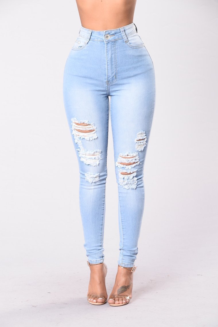 Drive To The Ocean Jeans - Light Blue - jameswhite001