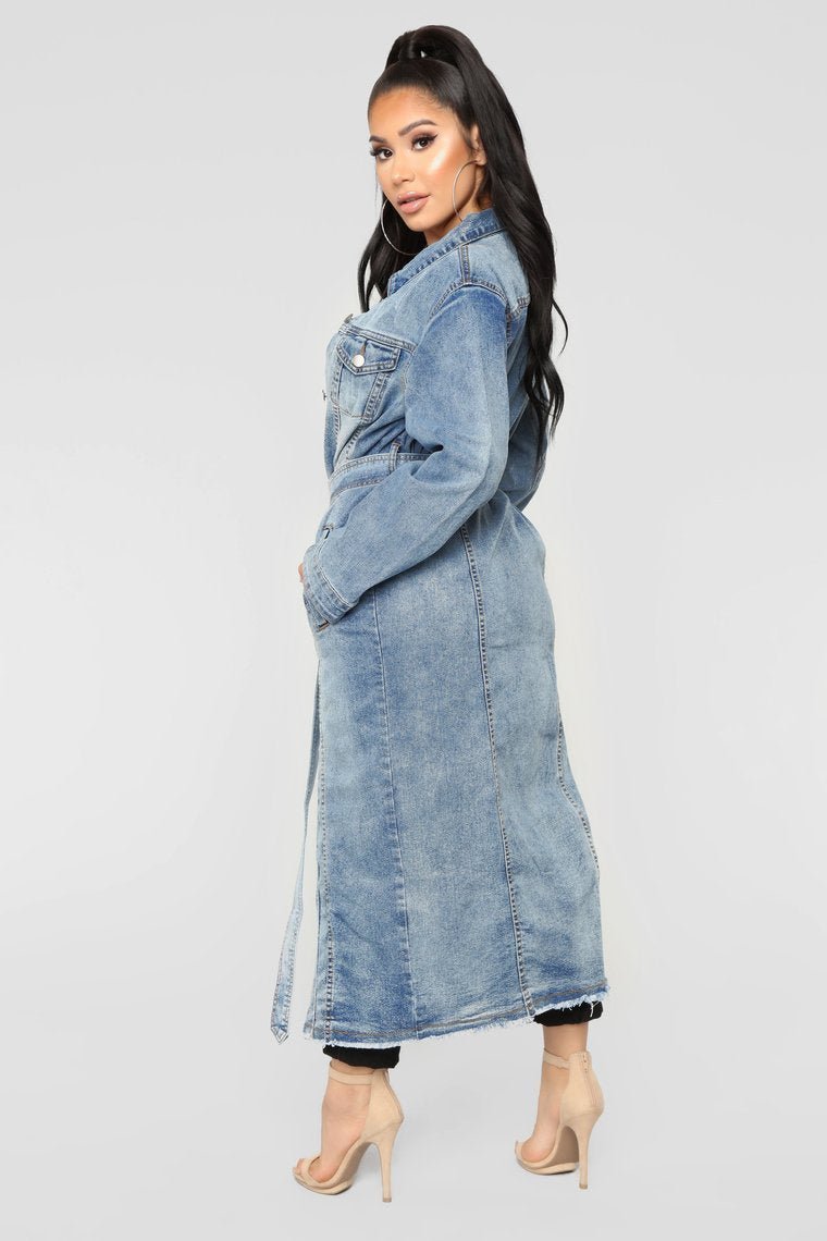 Easily Amused Denim Jacket - Denim - jameswhite001