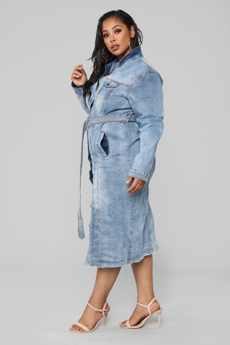 Easily Amused Denim Jacket - Denim - jameswhite001