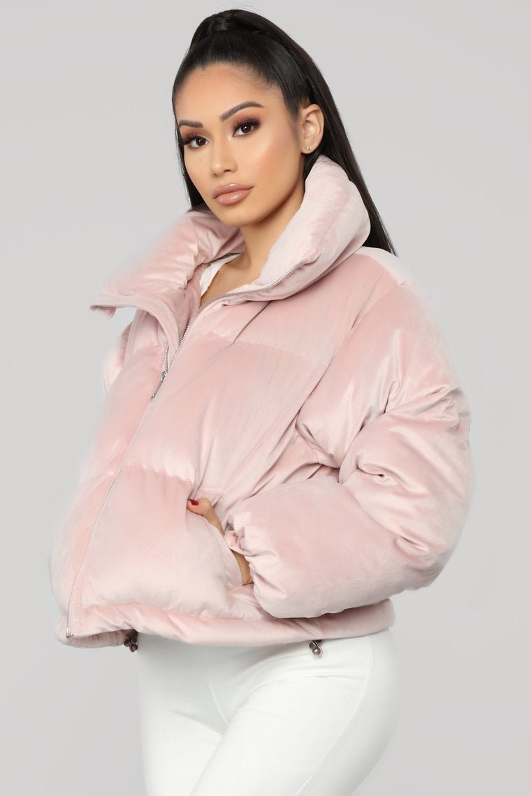 Elin Puffer Jacket - Blush - jameswhite001