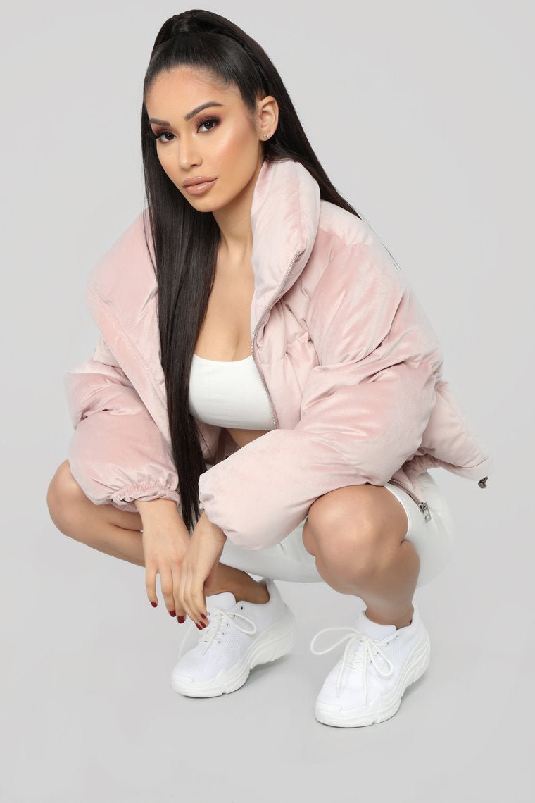 Elin Puffer Jacket - Blush - jameswhite001