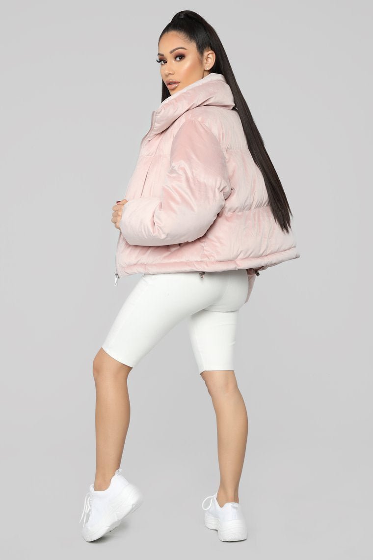 Elin Puffer Jacket - Blush - jameswhite001
