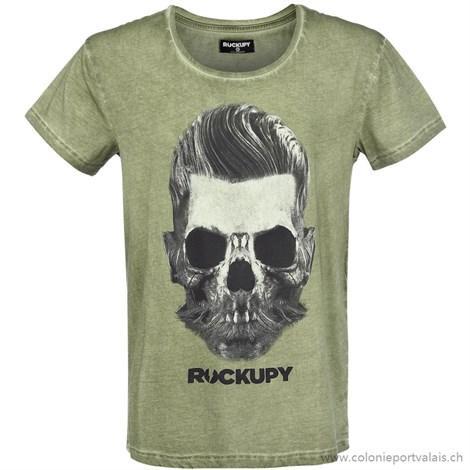 Erkek Kuru Kafa Baskılı T-Shirt - jameswhite001