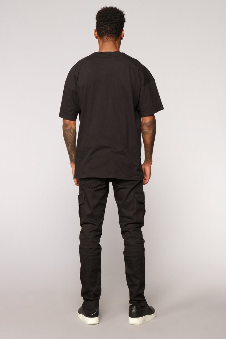 Essential Oversize Tee - Black - jameswhite001