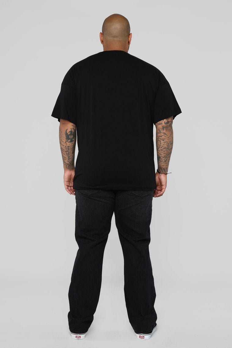 Essential Oversize Tee - Black - jameswhite001