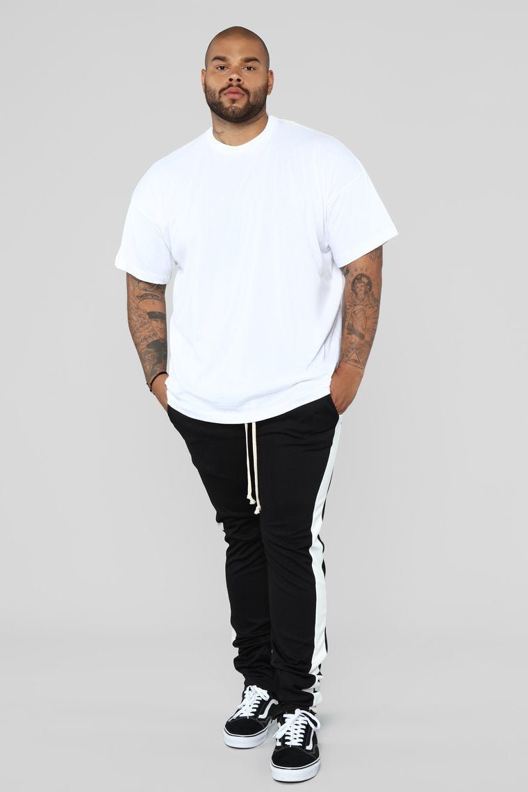 Essential Oversize Tee - White - jameswhite001