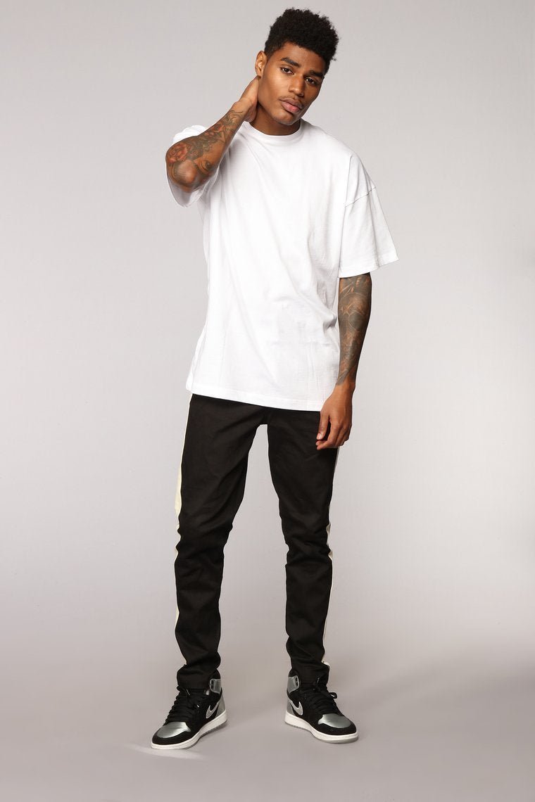 Essential Oversize Tee - White - jameswhite001