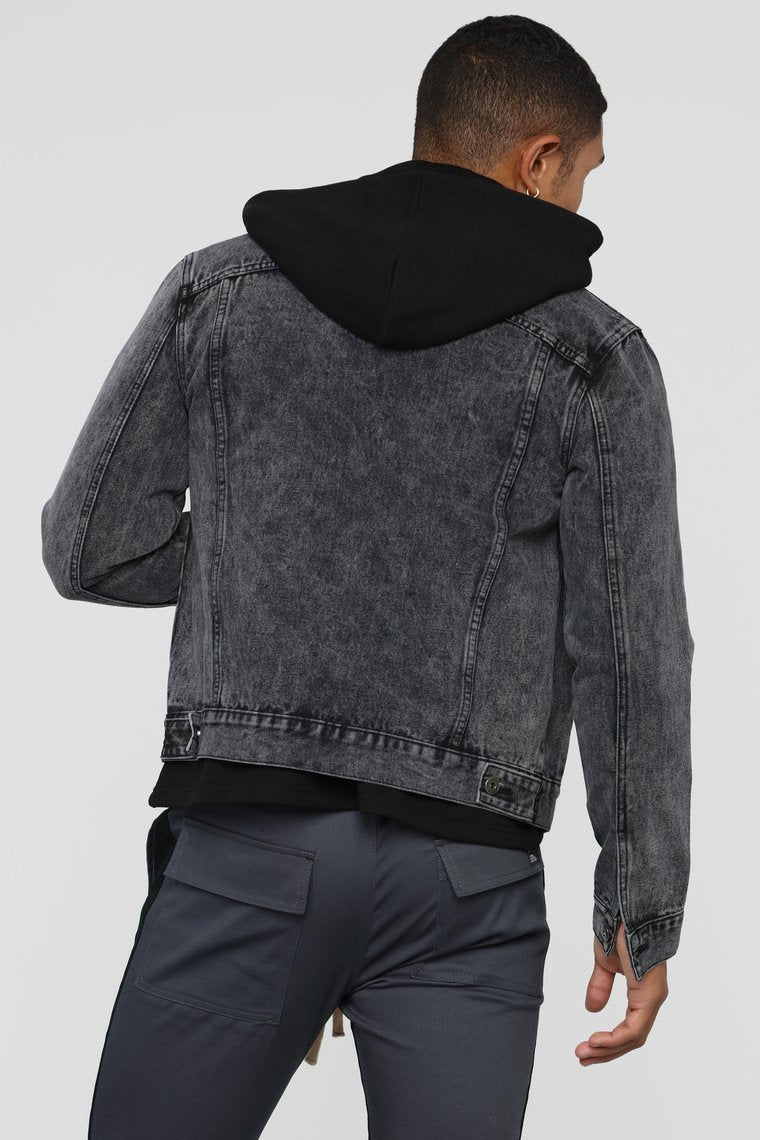 Evan Denim Jacket - Black - jameswhite001