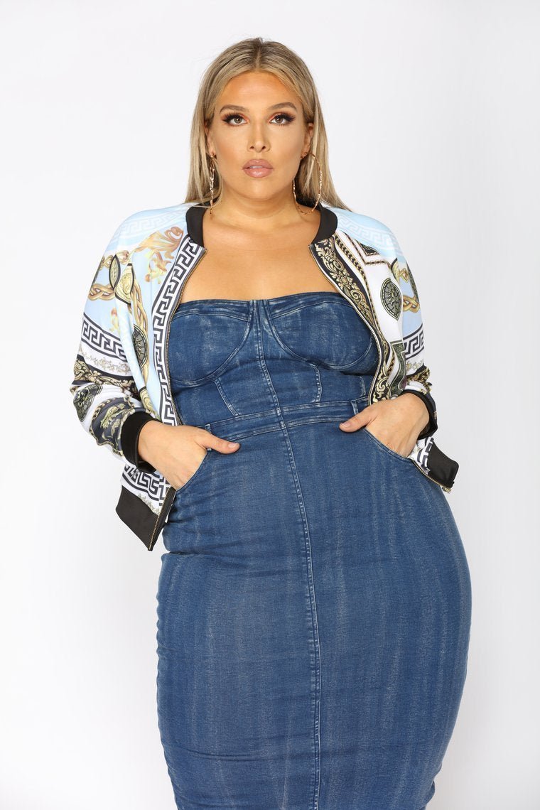 Extra Extra Jacket - Light Blue/Multi - jameswhite001