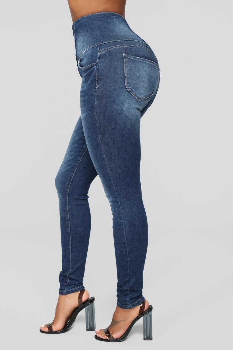 Eyes On You Skinny Jeans - Dark Denim - jameswhite001