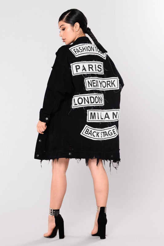 Fashion Tour Jacket - Black - jameswhite001
