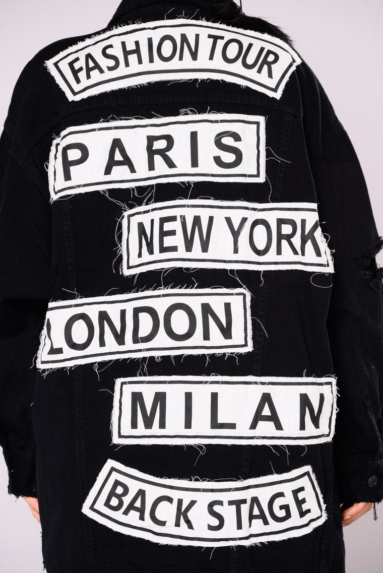 Fashion Tour Jacket - Black - jameswhite001