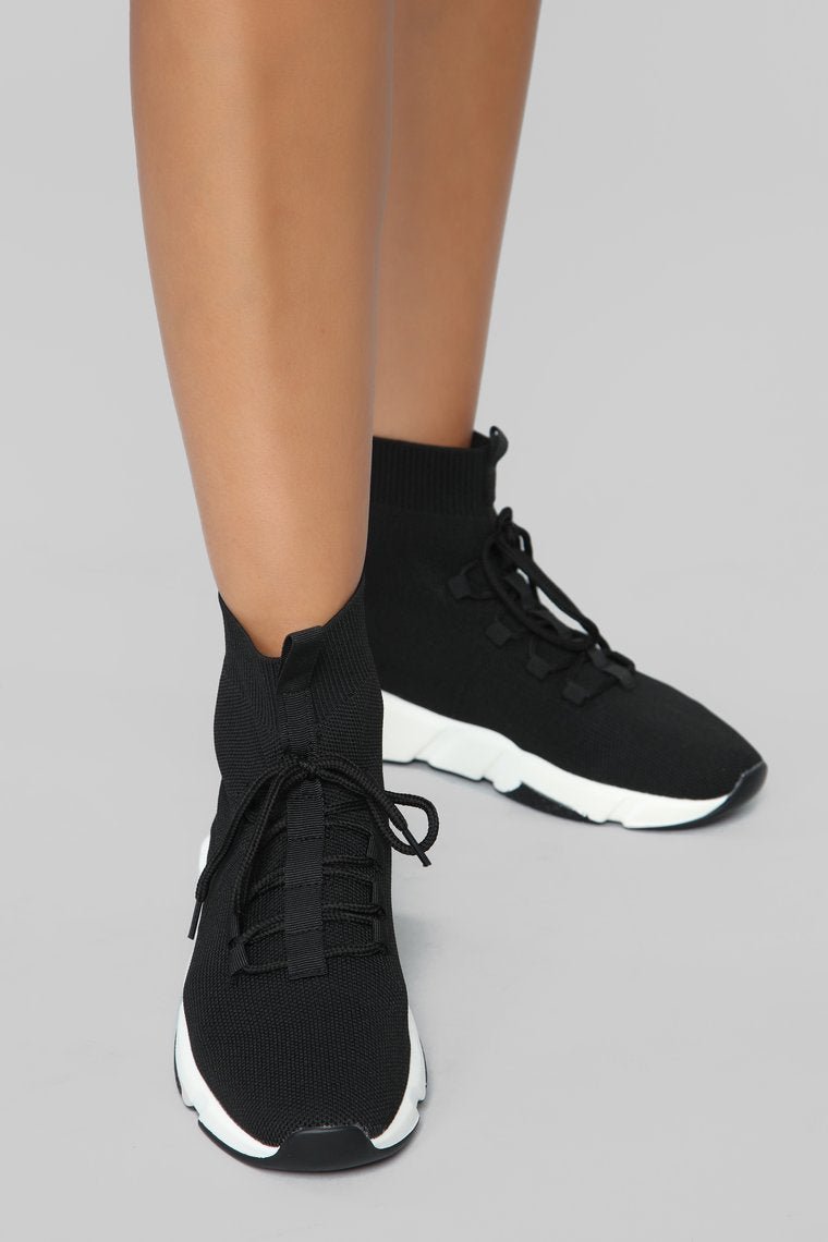 Faster Than You Sneaker - Black - jameswhite001