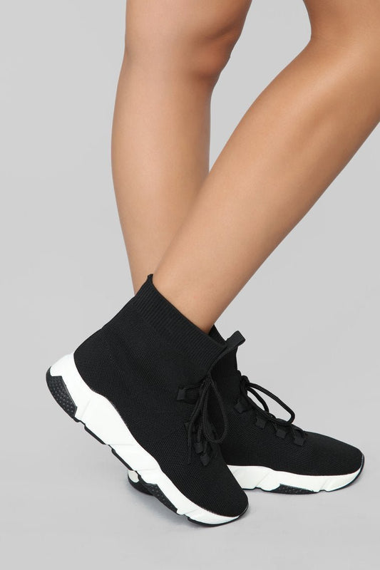 Faster Than You Sneaker - Black - jameswhite001