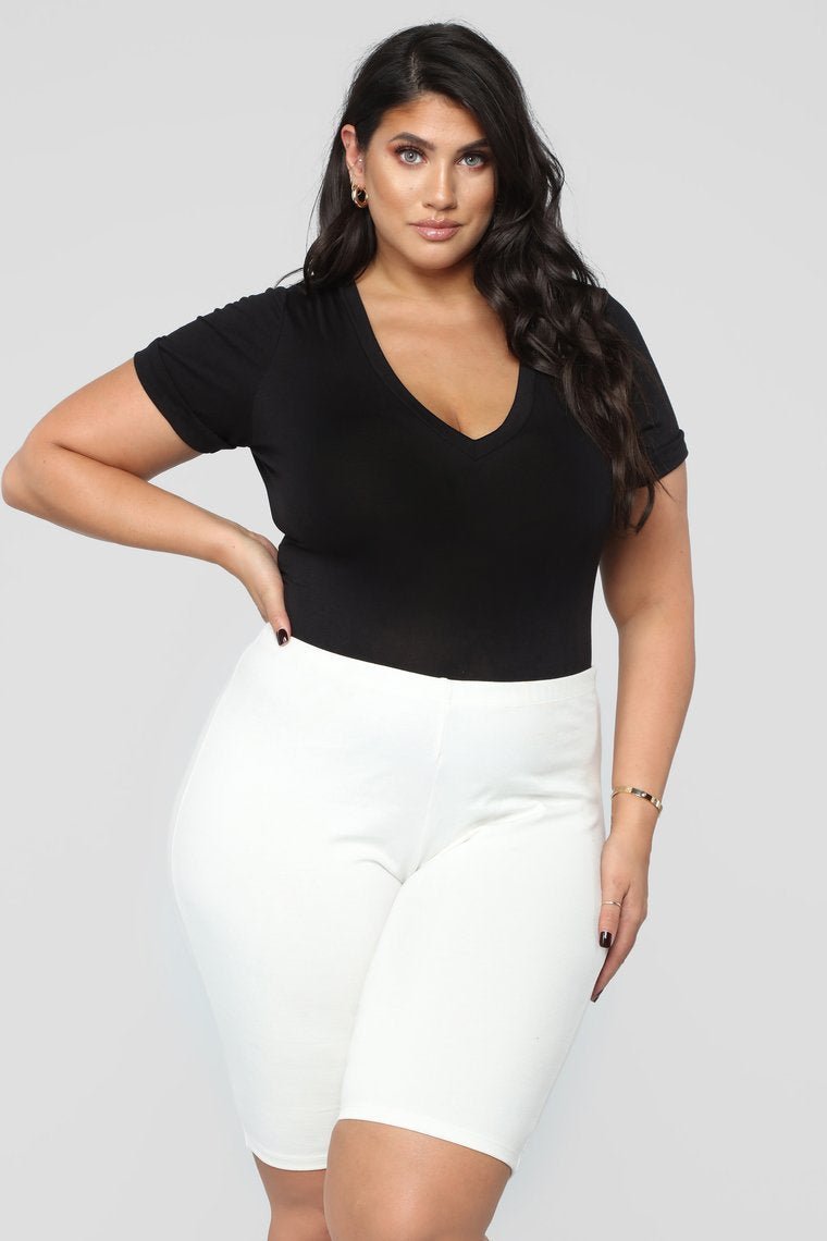 Favorite Tee Bodysuit - Black - jameswhite001