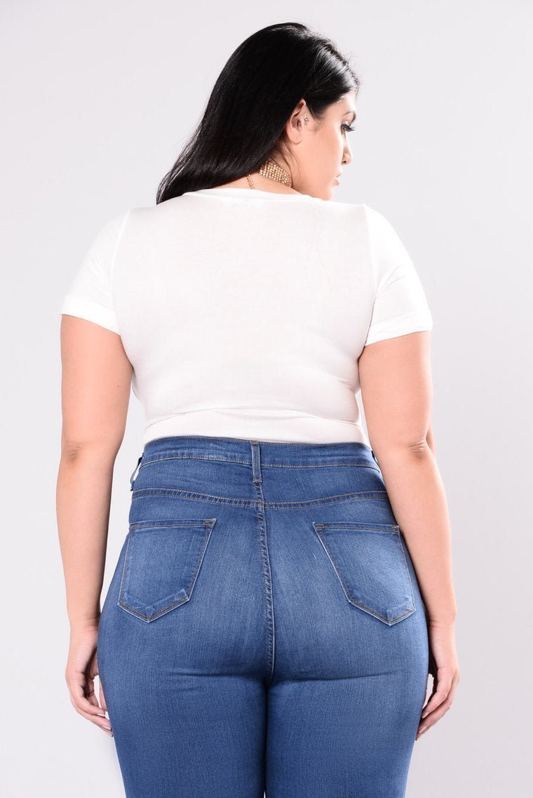 Favorite Tee Bodysuit - Ivory - jameswhite001