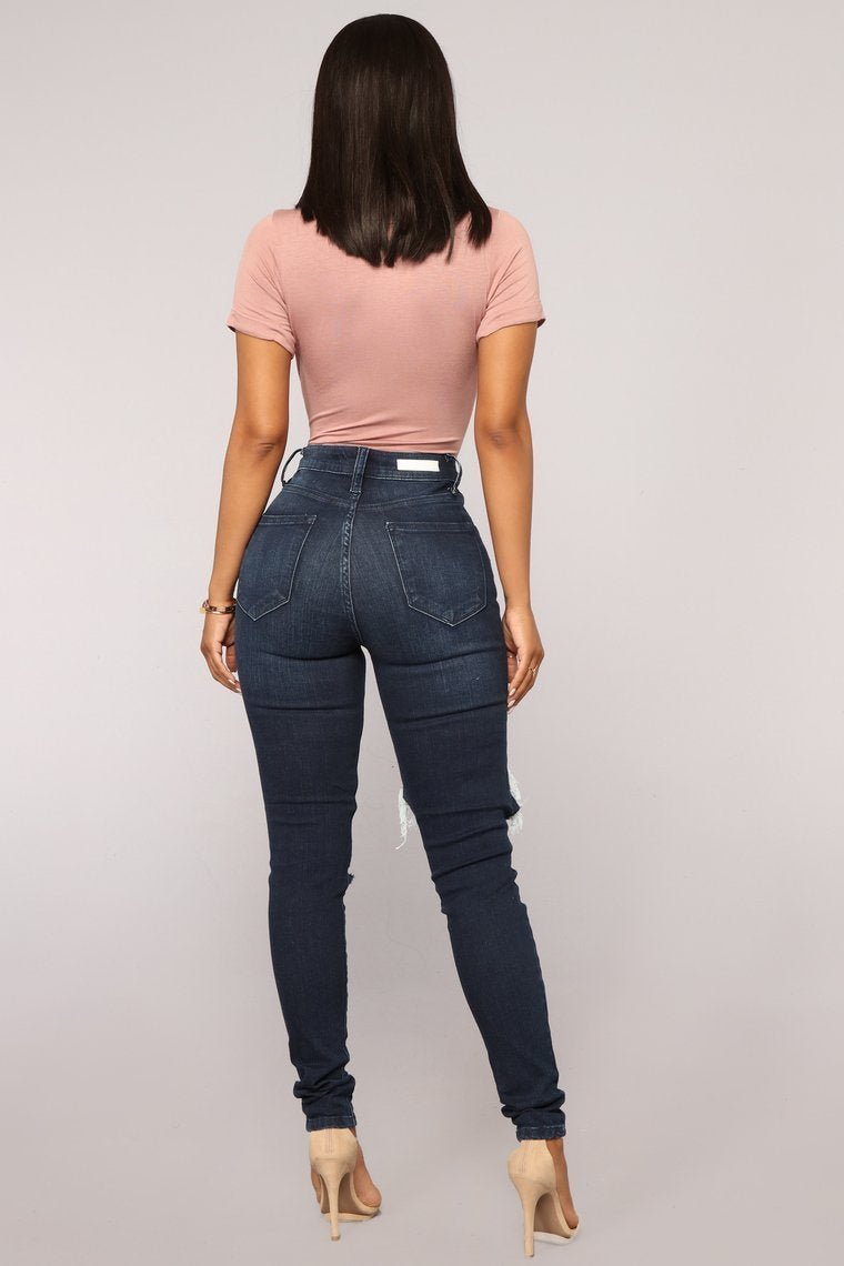 Favorite Tee Bodysuit - Pale Mauve - jameswhite001