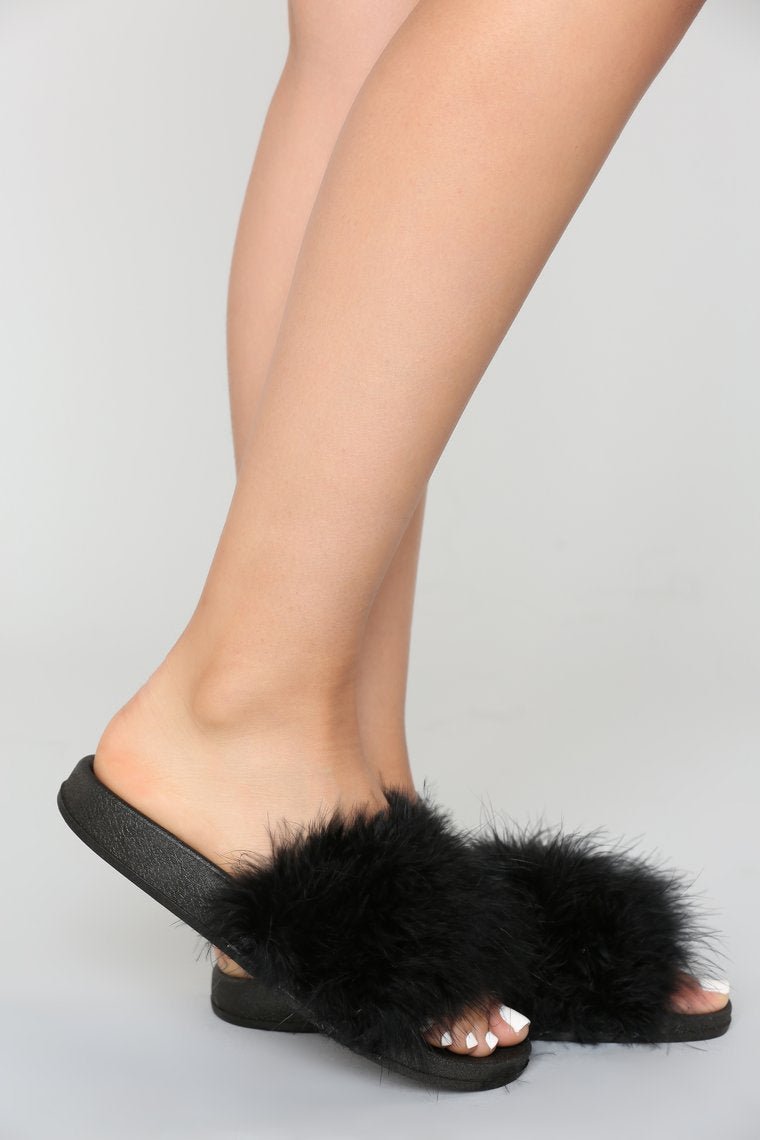 Feather Weather Sliders - Black - jameswhite001
