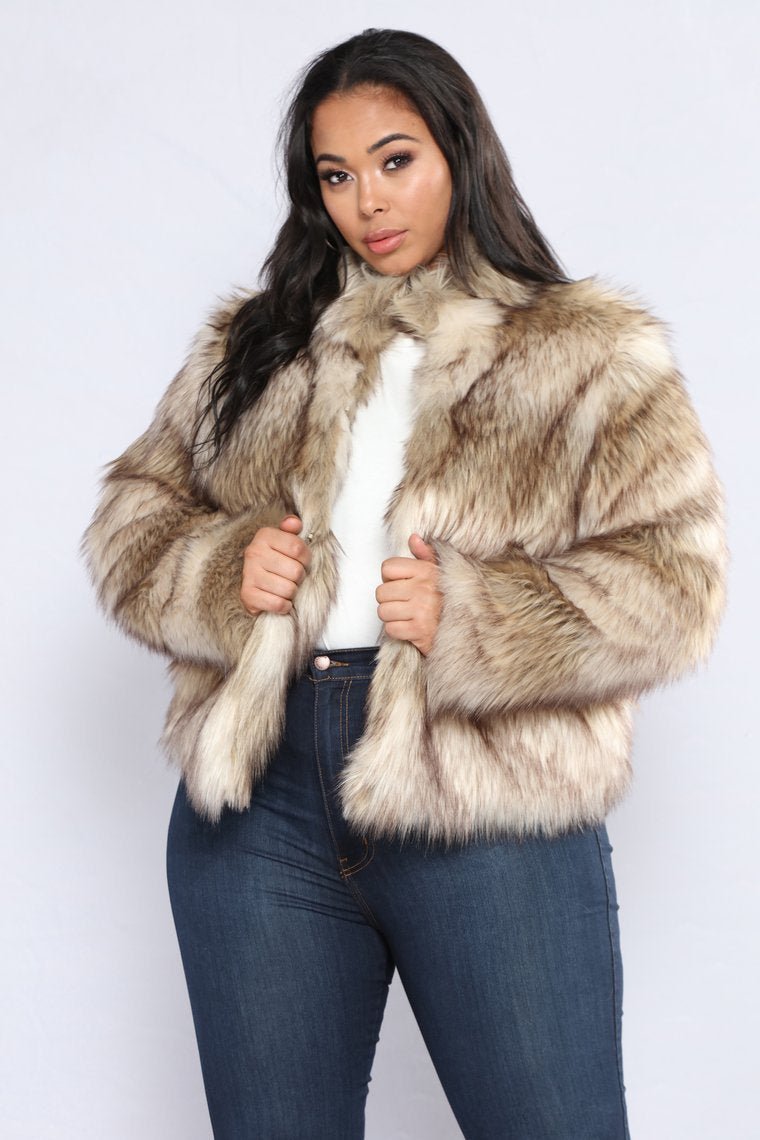 Fernanda Fur Coat - Natural - jameswhite001