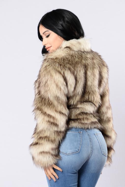 Fernanda Fur Coat - Natural - jameswhite001