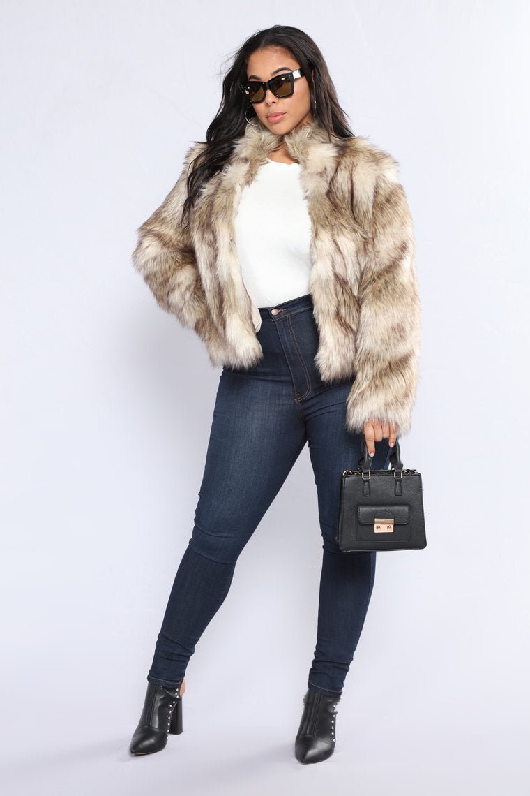 Fernanda Fur Coat - Natural - jameswhite001