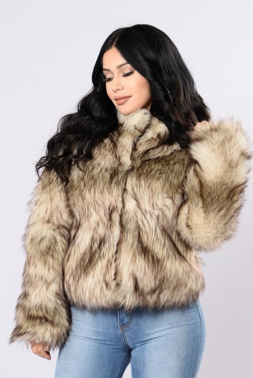Fernanda Fur Coat - Natural - jameswhite001