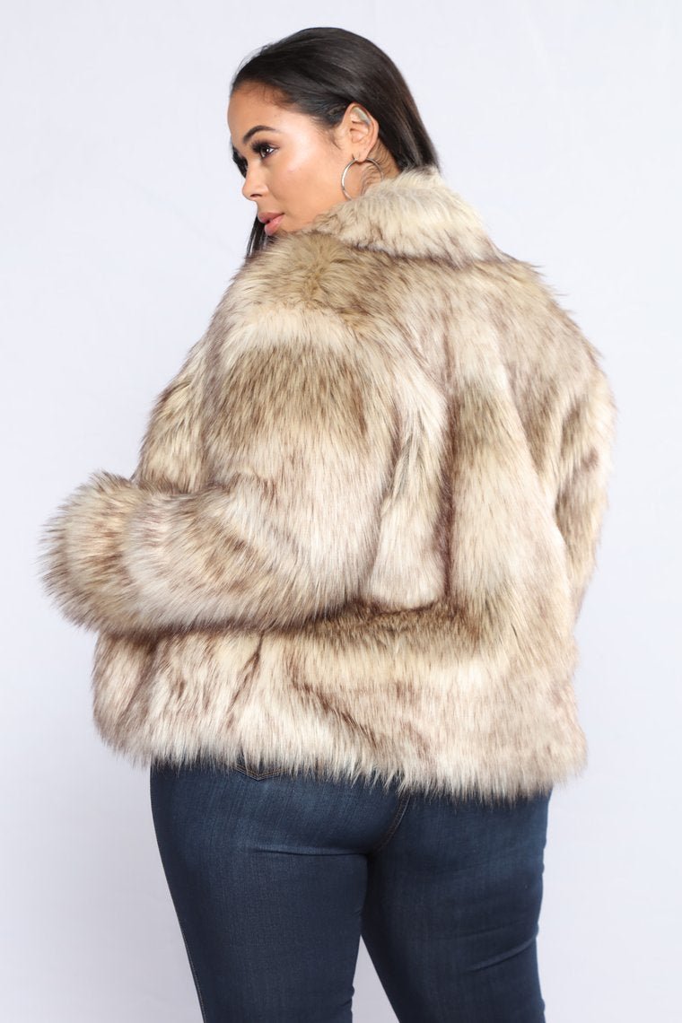 Fernanda Fur Coat - Natural - jameswhite001