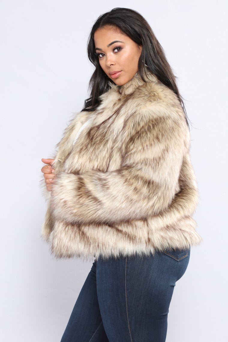 Fernanda Fur Coat - Natural - jameswhite001