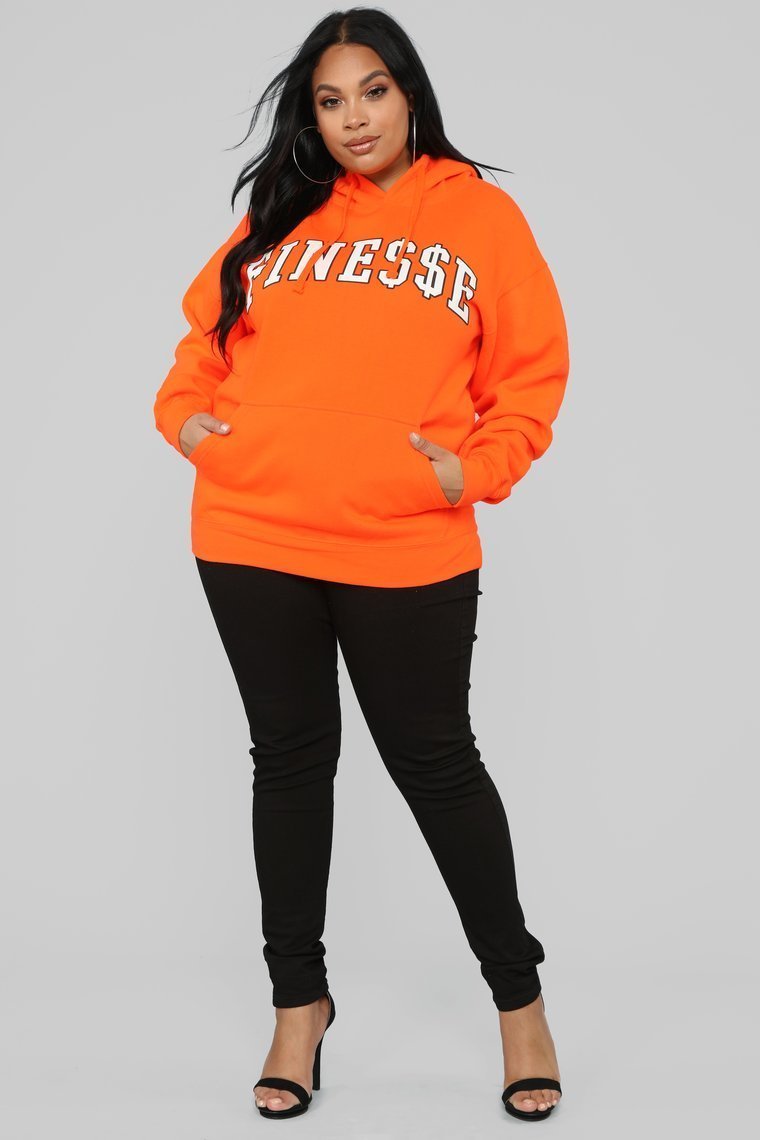 Finesse Sweatshirt - Orange - jameswhite001