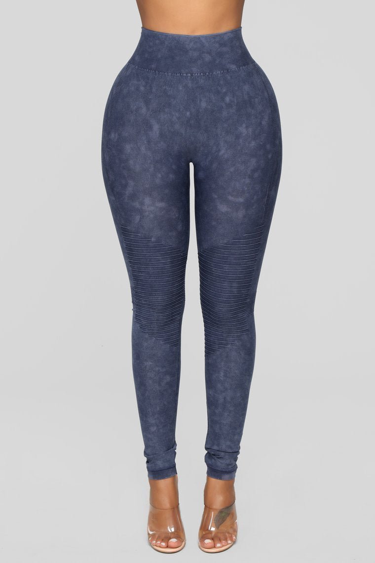 Fire In My Soul Seamless Leggings - Navy - jameswhite001