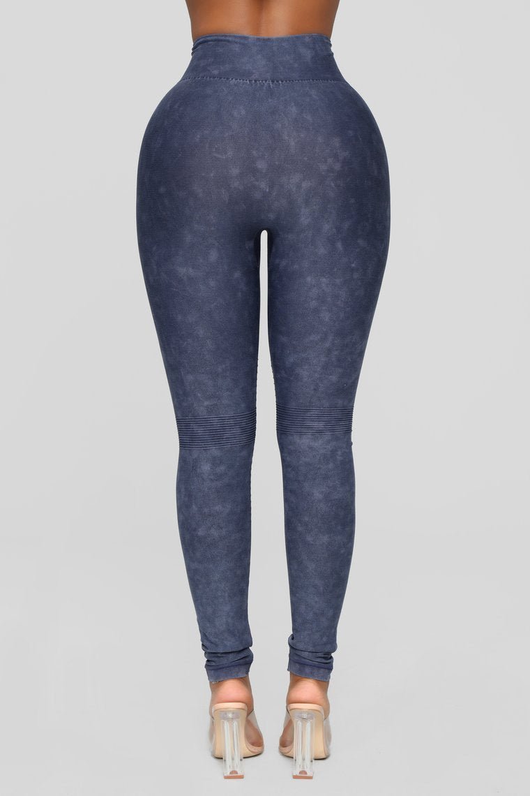Fire In My Soul Seamless Leggings - Navy - jameswhite001