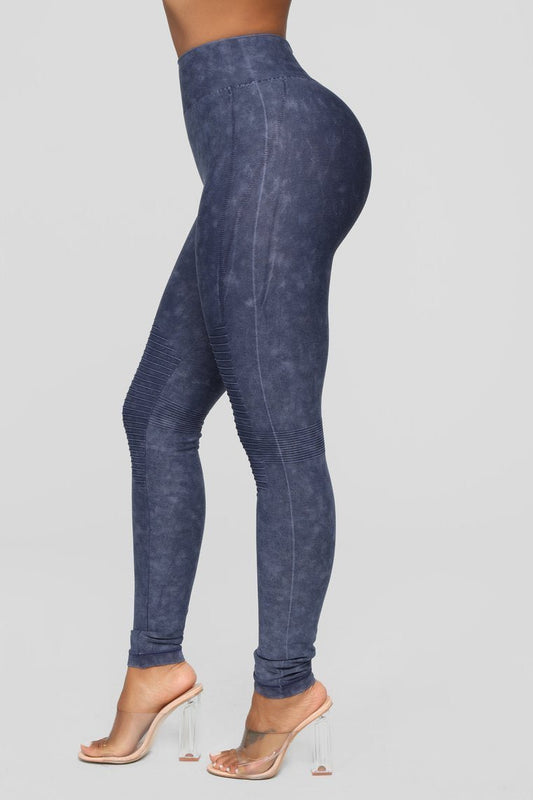 Fire In My Soul Seamless Leggings - Navy - jameswhite001
