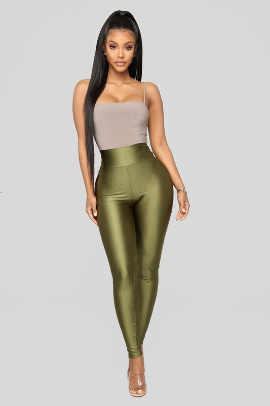 Focus On Me Ruched Leggings - Olive - jameswhite001