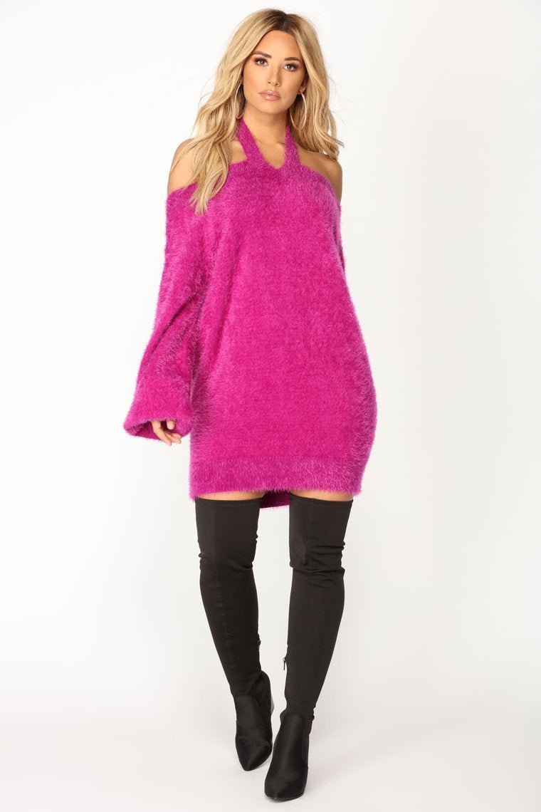 Fuzzy Luv Sweater - Lilac - jameswhite001