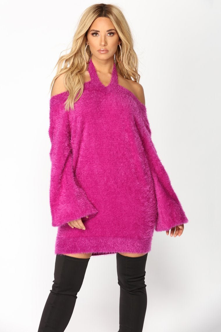 Fuzzy Luv Sweater - Lilac - jameswhite001