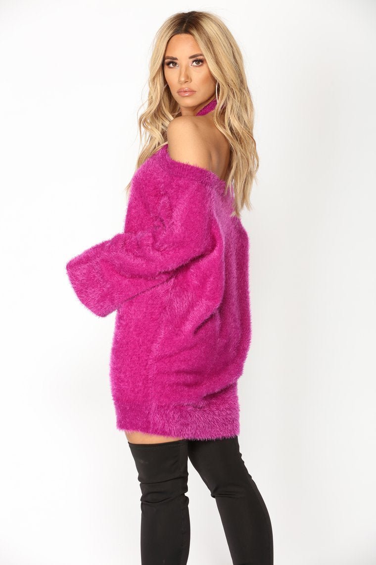 Fuzzy Luv Sweater - Lilac - jameswhite001