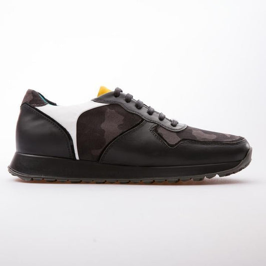 GARCIA - ANTHRACITE & BLACK - SUEDE & CALF VINTAGE LEATHER - jameswhite001
