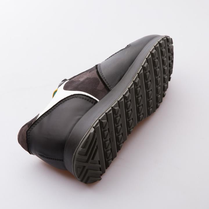 GARCIA - ANTHRACITE & BLACK - SUEDE & CALF VINTAGE LEATHER - jameswhite001