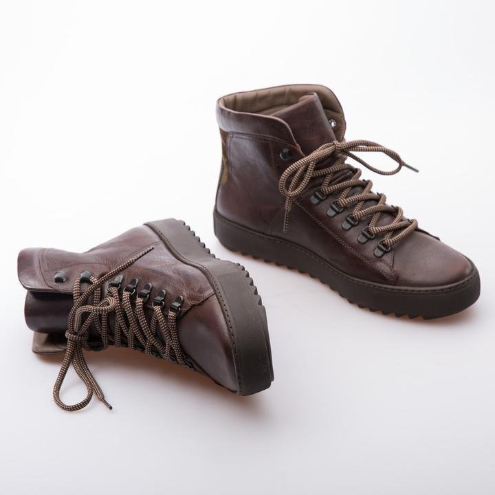GERALD - BROWN - CALF VINTAGE LEATHER - jameswhite001