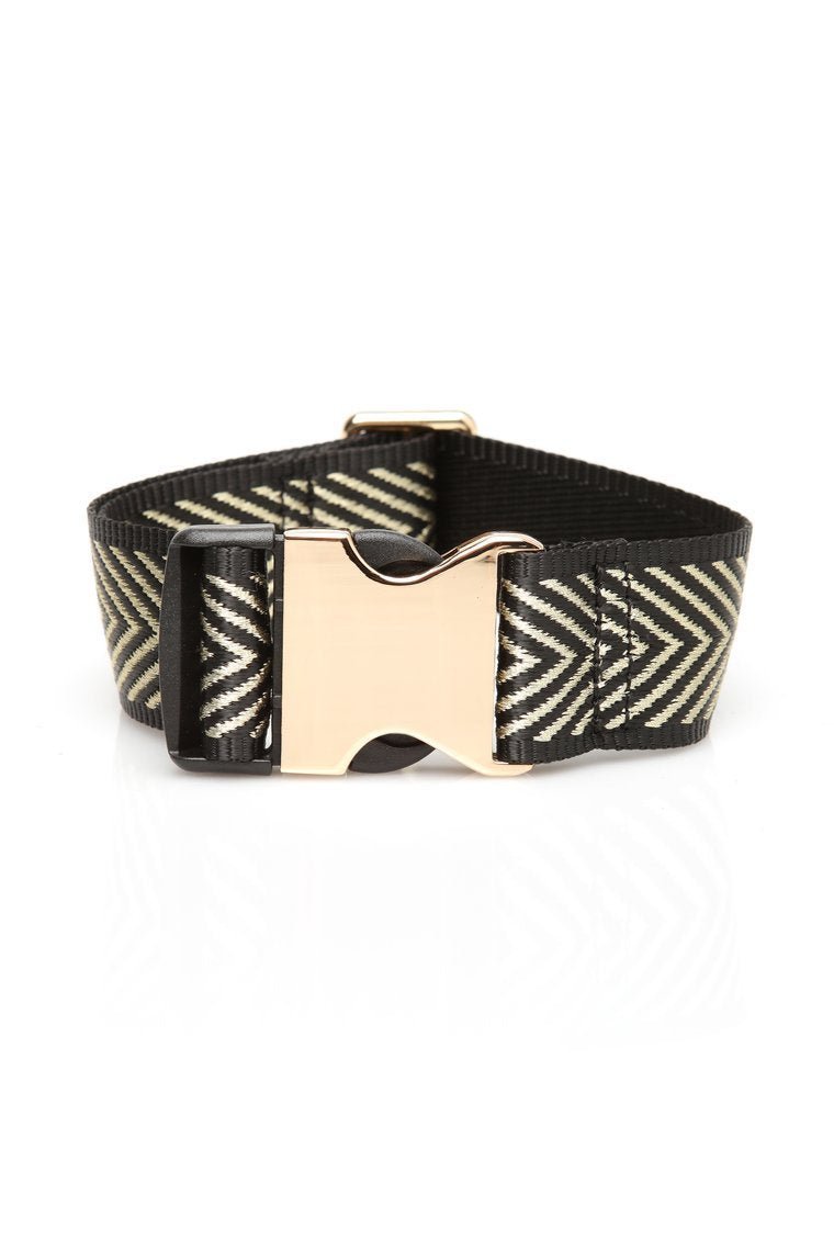 Get The Look Fanny Pack Extender - Black/Gold - jameswhite001