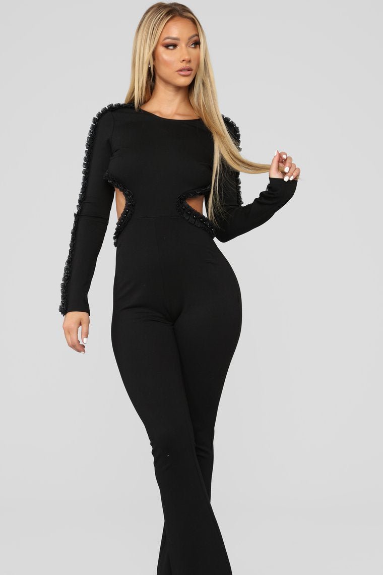 Get You Back Backless Jumpsuit - Black - jameswhite001