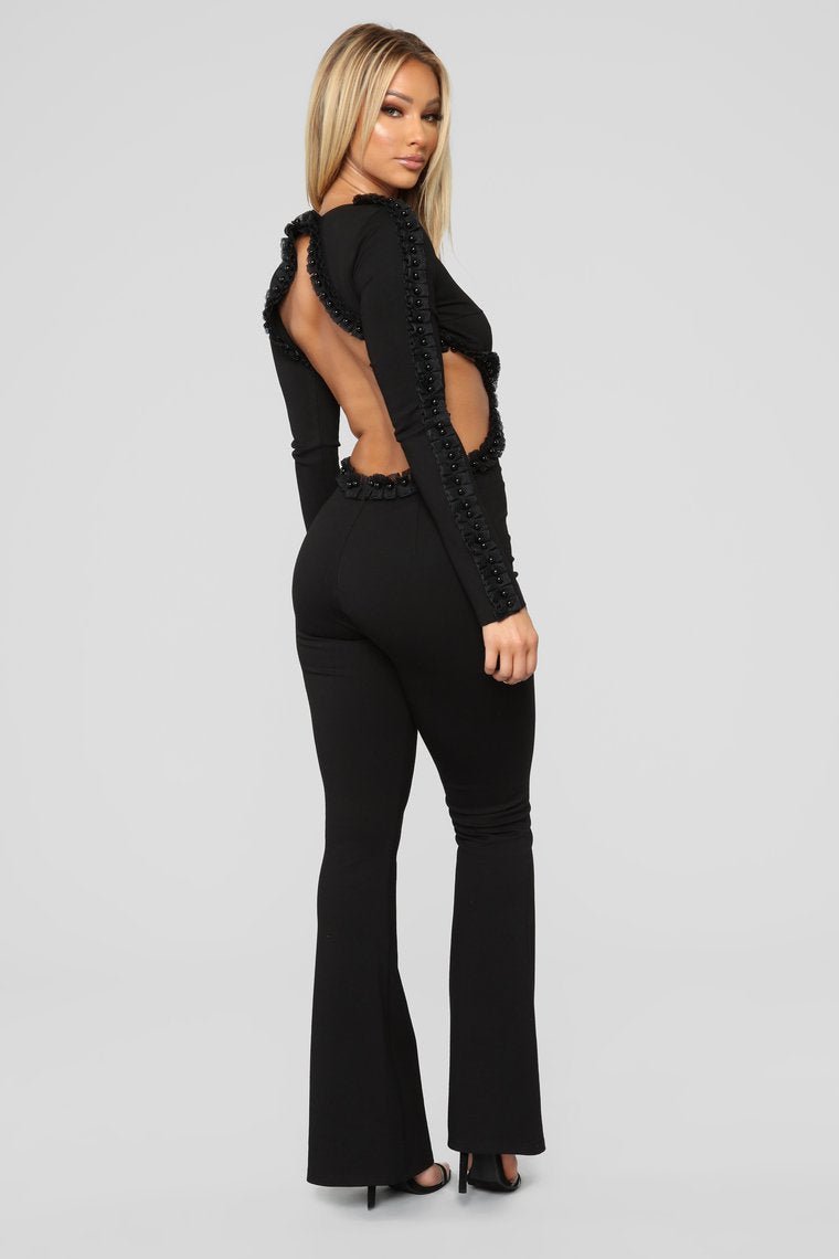 Get You Back Backless Jumpsuit - Black - jameswhite001