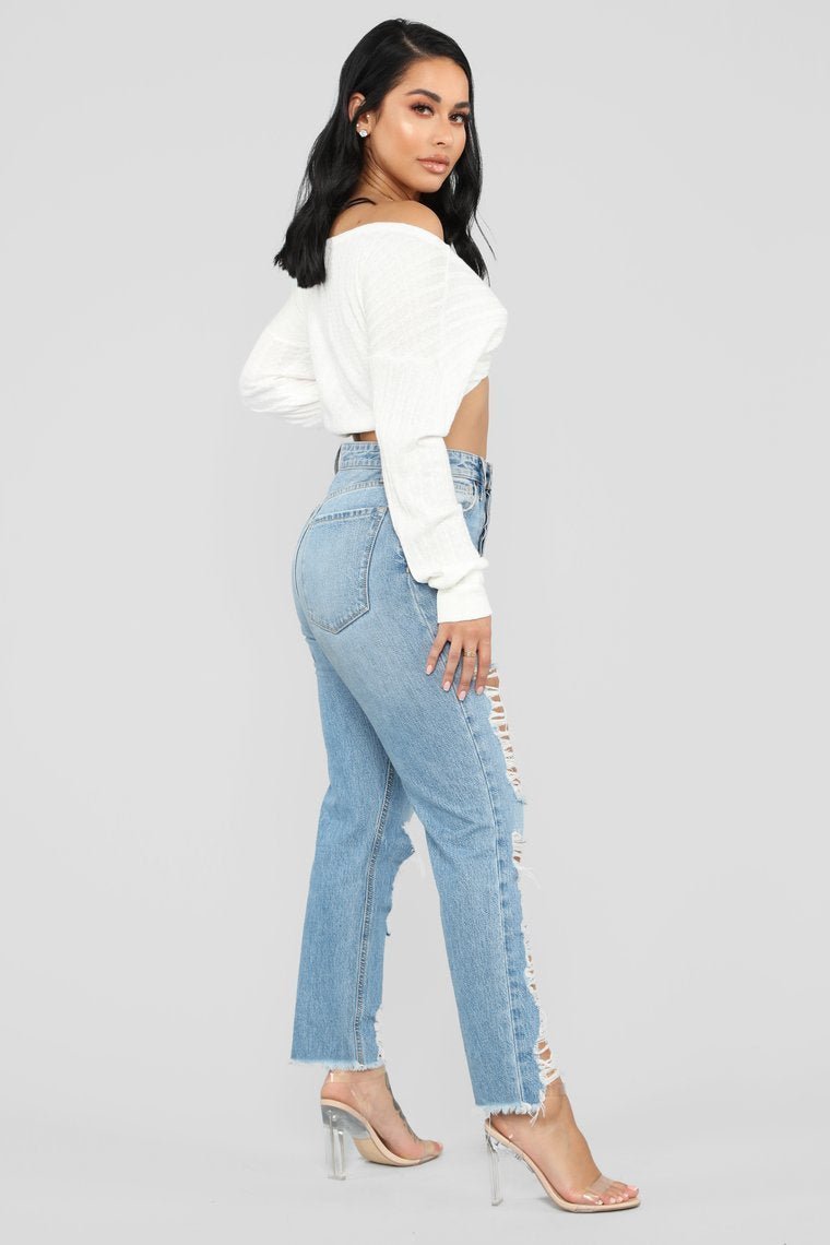 Girls Need Love Top - Ivory - jameswhite001