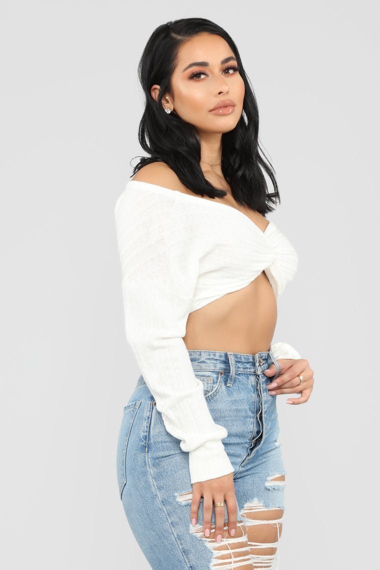 Girls Need Love Top - Ivory - jameswhite001