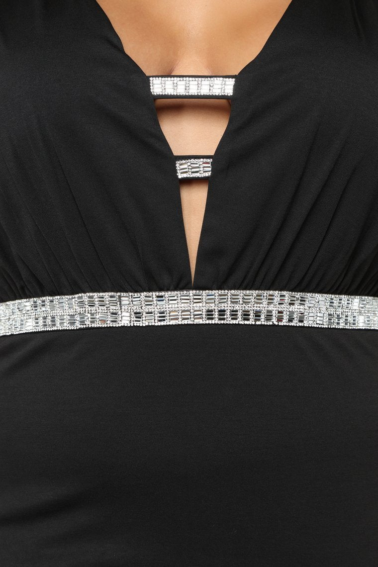 Give Me Diamonds Maxi Dress - Black - jameswhite001