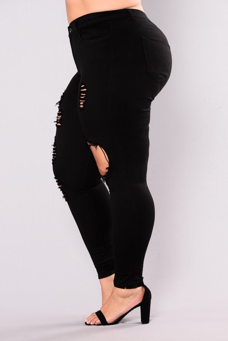 Glistening Jeans - Black - jameswhite001