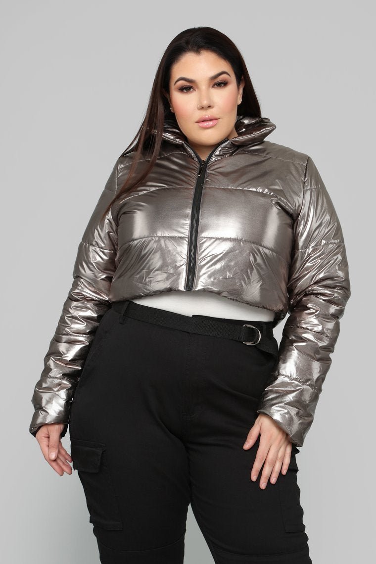 Going To The Moon Jacket - Silver - jameswhite001